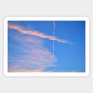 Pink Clouds & Contrails Sticker